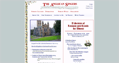 Desktop Screenshot of anglicansingers.org